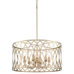 Millennium Lighting 42106 Arelyn 6 Light 23"w Pendant - Painted Modern Gold. Fixed Price $279.90.