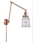 Innovations Lighting 238-ac-g182-led Canton 1 Light Swing Arm, Antique Copper. Fixed Price $116.92.