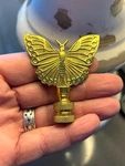 Monarch Butterfly Brass Lamp Shade Finial By Royal Designs - New Qty:1. Fixed Price $16.00.