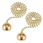 2pcs Decorative Brass Ball Pendant With 12 Inch Pull. Fixed Price $10.32.
