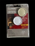 Lutron Rotary Dimmer D-600ph-dk White/ivory Single Pole Incandescent 600w New. Fixed Price $6.96.