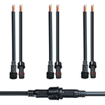 3pin Waterproof Connector,3 Wire Electrical Connector,with 18agw 20cm Male Fe.... Fixed Price $19.74.