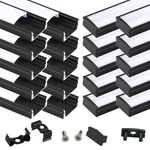 Muzata 20pack 1m/3.3ft U-shape Milky White Cover Led Channel System U1sw Bw 1m. Fixed Price $78.99.