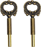 Pack Of 2 Lamp Keys Socket Turn Switch Knobs, Brass Finish. Fixed Price $10.22.