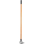 52 In Handle Length Fiberglass Rubber Grip Sturdy Hand Tiller Cultivator. Fixed Price $53.34.