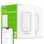 Ghome Smart Switch, 3 Way Light Wi-fi Switch White. Fixed Price $47.08.