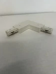 Elco Lighting Ec804w Two Circuit Track L Connector With Power Entry, White. Fixed Price $19.00.