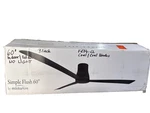 Minkaaire Simple Flush 60 60" 3 Blade - Black. Fixed Price $359.99.