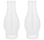 Ciata Oil Lamp Chimney, 8-1/2 Inch Handblown Clear Glass Chimney Shade - 2. Fixed Price $39.10.