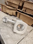4 Each Case Lithonia Lighting White Led Linear Track Step Head Light Fixture. Fixed Price $93.50.