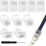 10pcs 5 Pin Led Connectors Solderless Strip To Wire Rgbw Light Adapter. Fixed Price $15.28.
