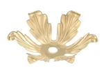 B&p Lamp Stamped Brass Bobesche, 4" Dia.. Fixed Price $32.90.