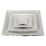 Zoro Select 4jrl3 6 To 12 In Square 3 Cone Ceiling Diffuser, White. Fixed Price $84.00.