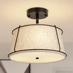 13'' Semi Flush Mount Ceiling Light Fixture,3-light Black Fixtures. Fixed Price $88.78.