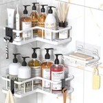 Yasonic Shower Caddy Corner, 3-pack Adhesive Rustproof Stainless 3pack, White. Fixed Price $41.36.