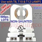 Bulk T8 T12 Tombstone Led/fluorescent Tube Holder Lamp Socket End Base 1226. Fixed Price $13.99.