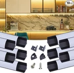 Muzata 10p 6.6ft/2m Black Led Channel System With Milky White Cover Lens V1sw. Fixed Price $119.99.