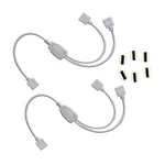 Hualand 2pcs/pack 1 To 2 Ports Female Connection Cable 5 Pin Splitter White. Fixed Price $13.99.