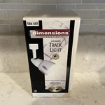 Hampton Bay Dimension Track Lighting Halogen Light Gu10 Milk Glass Shade. Fixed Price $20.00.