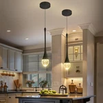 Ykolupty Modern Led Dimmable Raindrop Pendant Light For Kitchen Island Chandelie. Fixed Price $90.23.