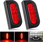 Nilight 6 Inch Oval Trailer Tail Light With Flush Mount Grommets Plugs. Fixed Price $24.99.