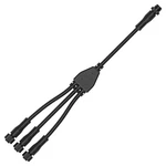 5 Core Pin Small Size Ip68 Y Shape 1 Male-divided-3 Female Spillter Conncto.... Fixed Price $24.63.