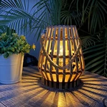 Herjiatk Solar Hanging Lantern Outdoor Waterproof Natural Bamboo Lanterns. Fixed Price $49.30.