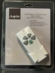 Chapter Universal Ceiling Fan & Light Remote Control And Controller Switch. Fixed Price $19.96.