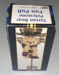 Tartan Bear Polystone Fan Light 9.5" Chain Pull Christmas Decor In Box Giftco. Fixed Price $15.00.