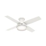Hunter 44 Inch Indoor Ceiling Fan With Led Light And Remote Control - White M.... Fixed Price $202.38.