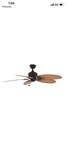 Hampton Bay Lillycrest 52 In. Indoor/outdoor Aged Bronze Ceiling Fan. Fixed Price $99.00.