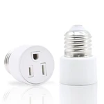 3 Prong Outlet Light Socket Adapter,screw In Socket,e26 Bulb To .... Fixed Price $11.51.