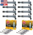 Ignition Coil Packs Uf270 & Ngk Platinum Spark Plugs Replacement For 2000 2001. Fixed Price $245.78.