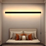 Keluoly Modern Plug In Long Wall Sconce, 39" Black Matte Led Lights, 20w.... Fixed Price $90.70.