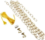 Westinghouse 7048000 12-foot Swag Kit, Polished Brass Finish. Fixed Price $40.00.