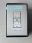 Casablanca 99195 Wall Mount 4 Speed Ceiling Fan And Light Control - White. Fixed Price $29.99.