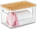 Hudgan Stackable Storage With Bamboo Top For Laundry Room Organization, Extra.... Fixed Price $37.41.