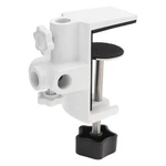 Rtnlit Desk Lamp Clamp, 1/2 Inches 4 Hole Metal Table Mounting White. Fixed Price $18.01.