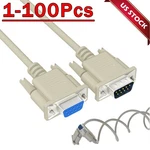 Db9 Rs232 Male To Female Serial Port Extension Cable Cord3ft/5ft/10ft/16.4ft Lot. Fixed Price $342.79.