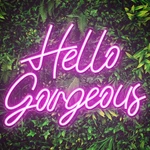 Kavaas Hello Gorgeous Neon Signs For Wall Decor, Light Si.... Fixed Price $36.85.