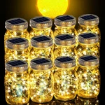 Cooo 12 Pack Gifts For Him Her Solar Lanterns Outdoor Waterproof Upgraded. Fixed Price $70.34.