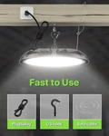 Demilare 150w Led High Bay Light, 120-277v, 22500lm, 5000k, Ip65. Fixed Price $55.99.