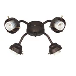 Craftmade 4 Light Led Universal Fan Kit, F400, Oiled Bronze - F400-ob-led. Fixed Price $69.99.