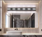 Solfart Modern Led Wall Light Dimmable 6 Lights-matt Black Acrylic Vanity. Fixed Price $58.99.