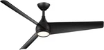 Minka Aire Twist 52" Ceiling Fan With Led Lights & Remote - Coal Finish. Fixed Price $531.99.