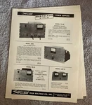 Spellman High Voltage Co Sales Sheets, Power Supply,transformers,step-up Coils. Fixed Price $5.99.