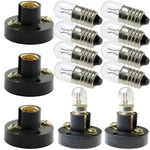 Meetoot Set Of 10pcs Screw Mini Bulb 6.3v And 5pcs E10 15 Piece. Fixed Price $13.35.