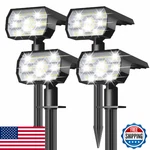 Nymphy Solar Lights Outdoor, 56 Led, Ip68 Waterproof, 3 Modes, 4-pack Cool White. Fixed Price $58.31.