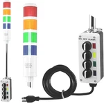 4-stack Led Andon Tower Light With 8ft Cord - Red/amber/green/blue. Fixed Price $431.99.