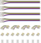 Pautix 12mm Connectors For Rgb+cct Cob Led Strip Light,6-pin Solderless Terminal. Fixed Price $14.13.